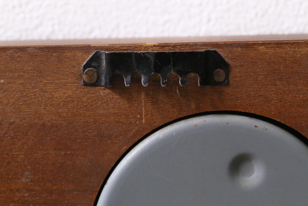 ヴィンテージ雑貨　木製　フランスビンテージの置き型バロメーター(気圧計、温度計、ディスプレイ雑貨)(R-041427)