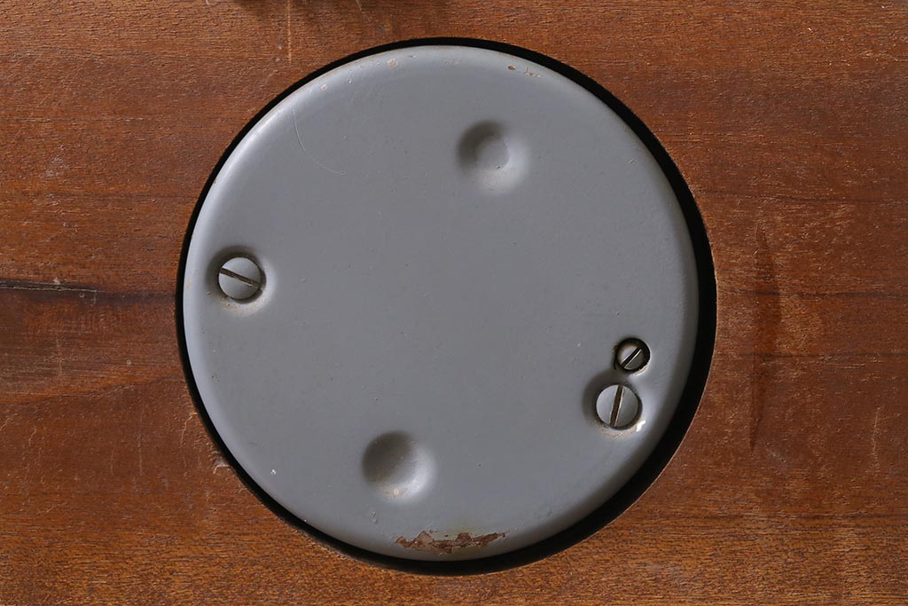 ヴィンテージ雑貨　木製　フランスビンテージの置き型バロメーター(気圧計、温度計、ディスプレイ雑貨)(R-041427)