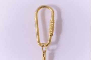 中古　フランス　LIMOGES CASTEL(リモージュキャッスル)　磁器製のブローチ・キーホルダー2点セット(アクセサリー)(R-041434)