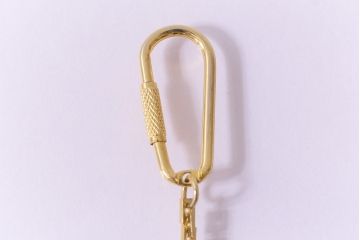 中古　フランス　LIMOGES CASTEL(リモージュキャッスル)　磁器製のブローチ・キーホルダー2点セット(アクセサリー)(R-041434)