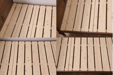 アンティーク家具　フランスアンティーク　オーク材　曲線のシルエットが優雅なベッドフレーム(R-041437)