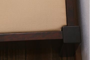 中古　北海道民芸家具　クラシカルな雰囲気漂うベッドフレーム(R-041438)