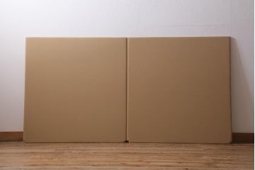 中古　北海道民芸家具　クラシカルな雰囲気漂うベッドフレーム(R-041438)