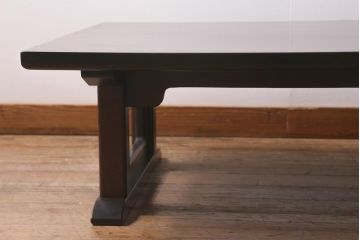 ビンテージ家具　松本民芸家具　上品な和の雰囲気が魅力の座卓(ローテーブル、座机)(R-041442)