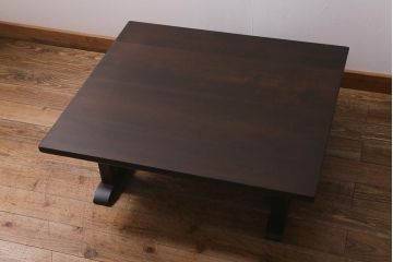ビンテージ家具　松本民芸家具　上品な和の雰囲気が魅力の座卓(ローテーブル、座机)(R-041442)
