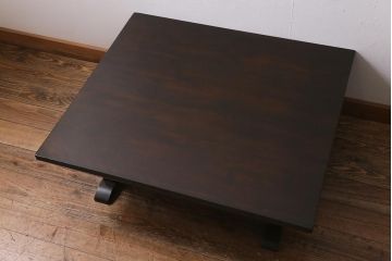 ビンテージ家具　松本民芸家具　上品な和の雰囲気が魅力の座卓(ローテーブル、座机、ヴィンテージ)(R-041444)