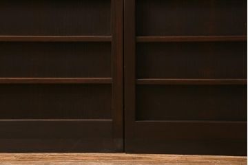 アンティーク建具　和製アンティーク　昭和初期　結霜ガラス　上手物!　凛とした佇まいが魅力的なガラス戸4枚セット(引き戸、建具)(R-041454)