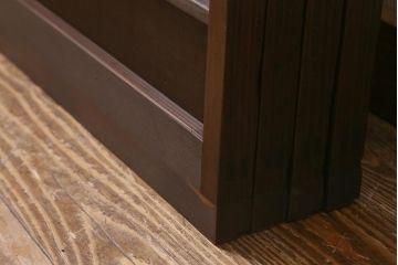 アンティーク建具　和製アンティーク　昭和初期　結霜ガラス　上手物!　凛とした佇まいが魅力的なガラス戸4枚セット(引き戸、建具)(R-041454)