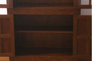 中古　松本民芸家具　お洒落な空間づくりに活躍するクラシックなワインボード(ワインラック、キャビネット)(定価約55万円)(R-041460)