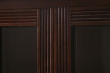 中古　松本民芸家具　お洒落な空間づくりに活躍するクラシックなワインボード(ワインラック、キャビネット)(定価約55万円)(R-041460)