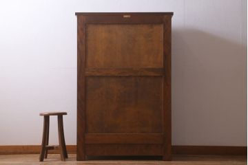 中古　松本民芸家具　お洒落な空間づくりに活躍するクラシックなワインボード(ワインラック、キャビネット)(定価約55万円)(R-041460)