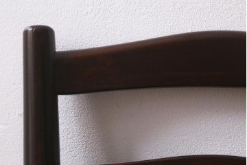 中古　松本民芸家具　品のある佇まいが魅力的なラダーバックチェア(ダイニングチェア、椅子)(R-041462)