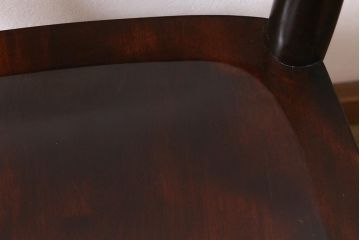 中古　松本民芸家具　品のある佇まいが魅力的なラダーバックチェア(ダイニングチェア、椅子)(R-041463)