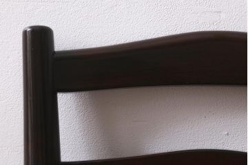 中古　松本民芸家具　品のある佇まいが魅力的なラダーバックチェア(ダイニングチェア、椅子)(R-041464)