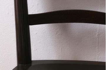 中古　松本民芸家具　品のある佇まいが魅力的なラダーバックチェア(ダイニングチェア、椅子)(R-041464)