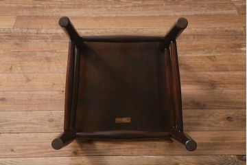 中古　松本民芸家具　品のある佇まいが魅力的なラダーバックチェア(ダイニングチェア、椅子)(R-041464)
