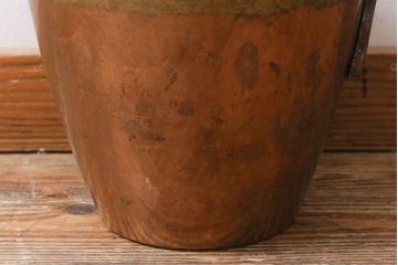 アンティーク雑貨　フランス　蓋付き　アンティークスタイルを引き立てる銅製の水瓶(ジャグ、ピッチャー)(R-041465)