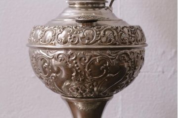 アメリカ製　The New Rochester Jr.　オイルランプをリメイクしたクラシカルなテーブルランプ(スタンドライト、卓上照明)(R-041467)