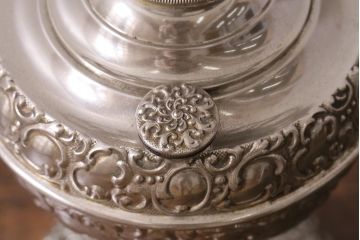 アメリカ製　The New Rochester Jr.　オイルランプをリメイクしたクラシカルなテーブルランプ(スタンドライト、卓上照明)(R-041467)