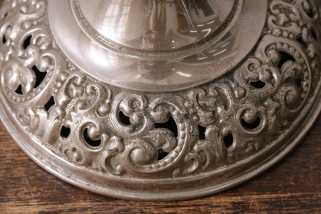 アメリカ製　The New Rochester Jr.　オイルランプをリメイクしたクラシカルなテーブルランプ(スタンドライト、卓上照明)(R-041467)