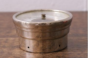 アンティーク雑貨　フランスアンティーク　シンプルさが格好いい気圧計(バロメーター、ディスプレイ雑貨)(R-041472)