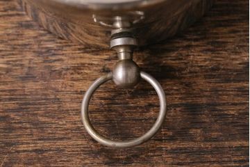 アンティーク雑貨　フランスアンティーク　シンプルさが格好いい気圧計(バロメーター、ディスプレイ雑貨)(R-041472)