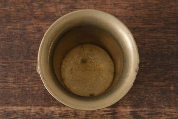 ヴィンテージ雑貨　フランスビンテージ　青銅製のスパイスマッシャー(すり鉢、すりこぎ)(R-041474)