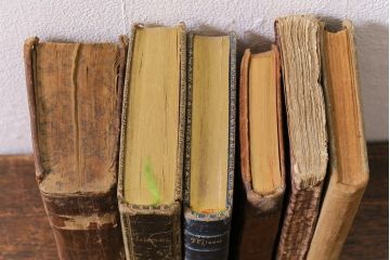 アンティーク雑貨　Missel フランスアンティークの洋書6冊セット(古書、聖書、本)(R-041535)