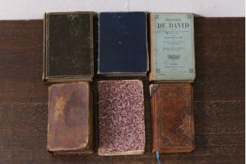 アンティーク雑貨　Missel フランスアンティークの洋書6冊セット(古書、聖書、本)(R-041535)