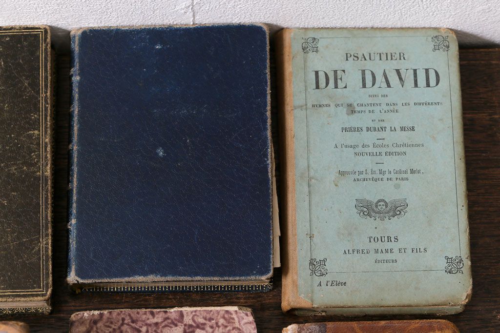 アンティーク雑貨　Missel フランスアンティークの洋書6冊セット(古書、聖書、本)(R-041535)