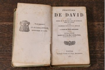 アンティーク雑貨　Missel フランスアンティークの洋書6冊セット(古書、聖書、本)(R-041535)