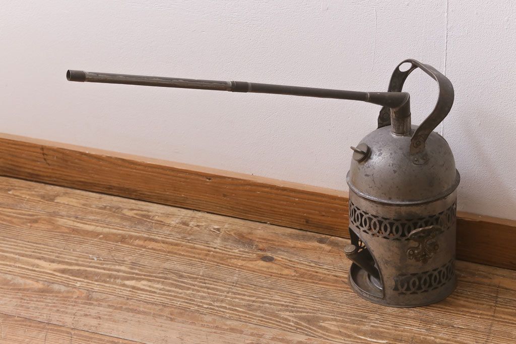 【ジャンク品】　アンティーク雑貨　コレクションとしてもおすすめのスチーム器　(R-041537)