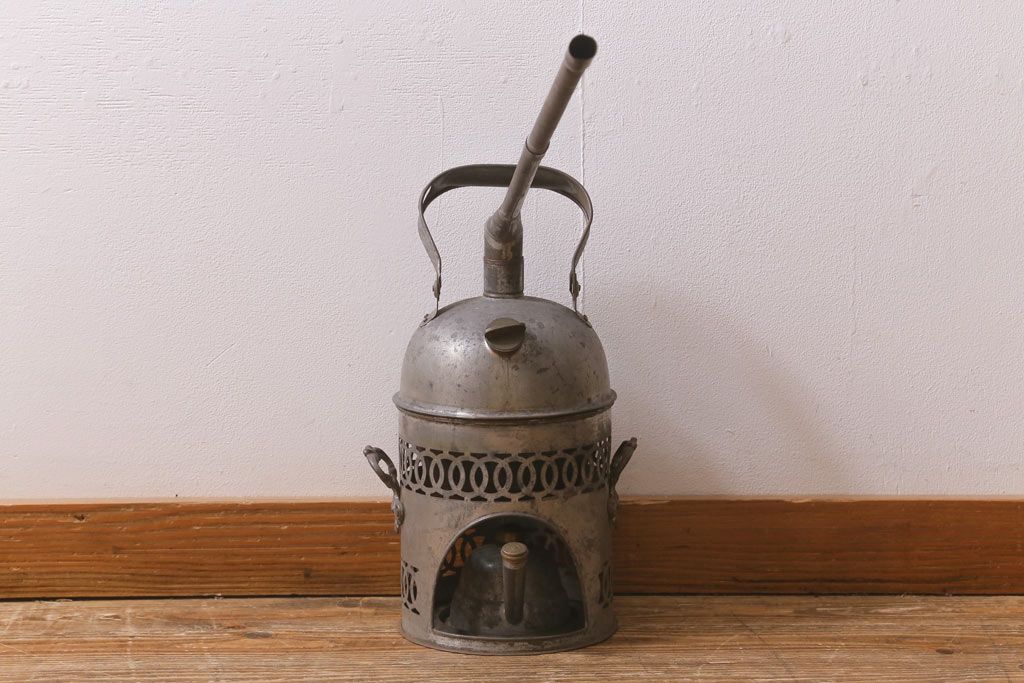 【ジャンク品】　アンティーク雑貨　コレクションとしてもおすすめのスチーム器　(R-041537)