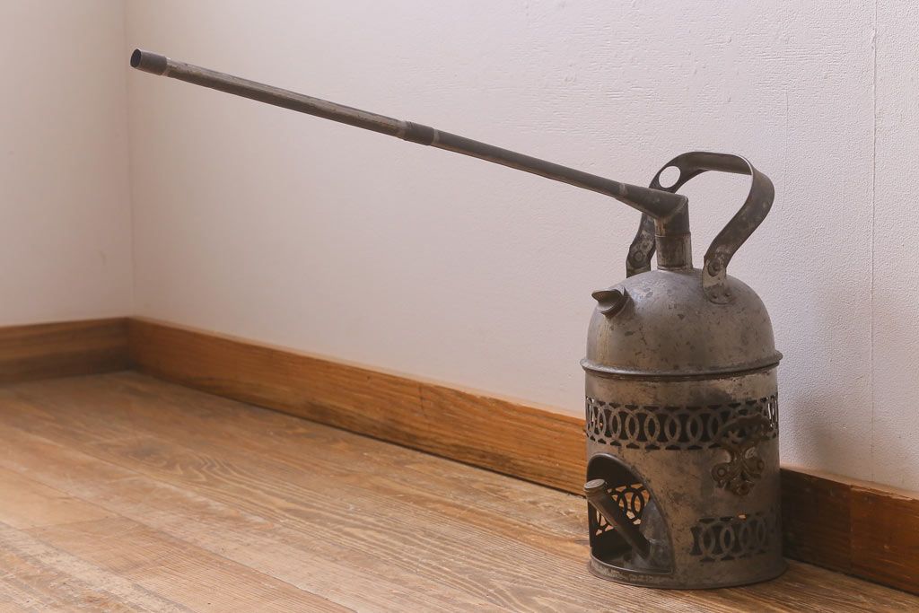 【ジャンク品】　アンティーク雑貨　コレクションとしてもおすすめのスチーム器　(R-041537)