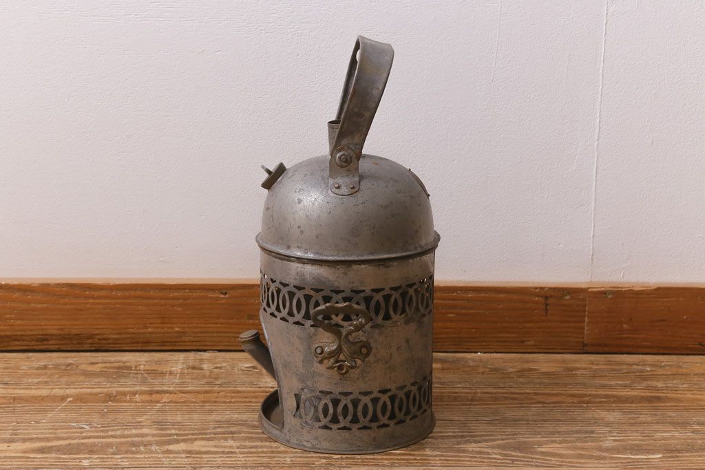 【ジャンク品】　アンティーク雑貨　コレクションとしてもおすすめのスチーム器　(R-041537)