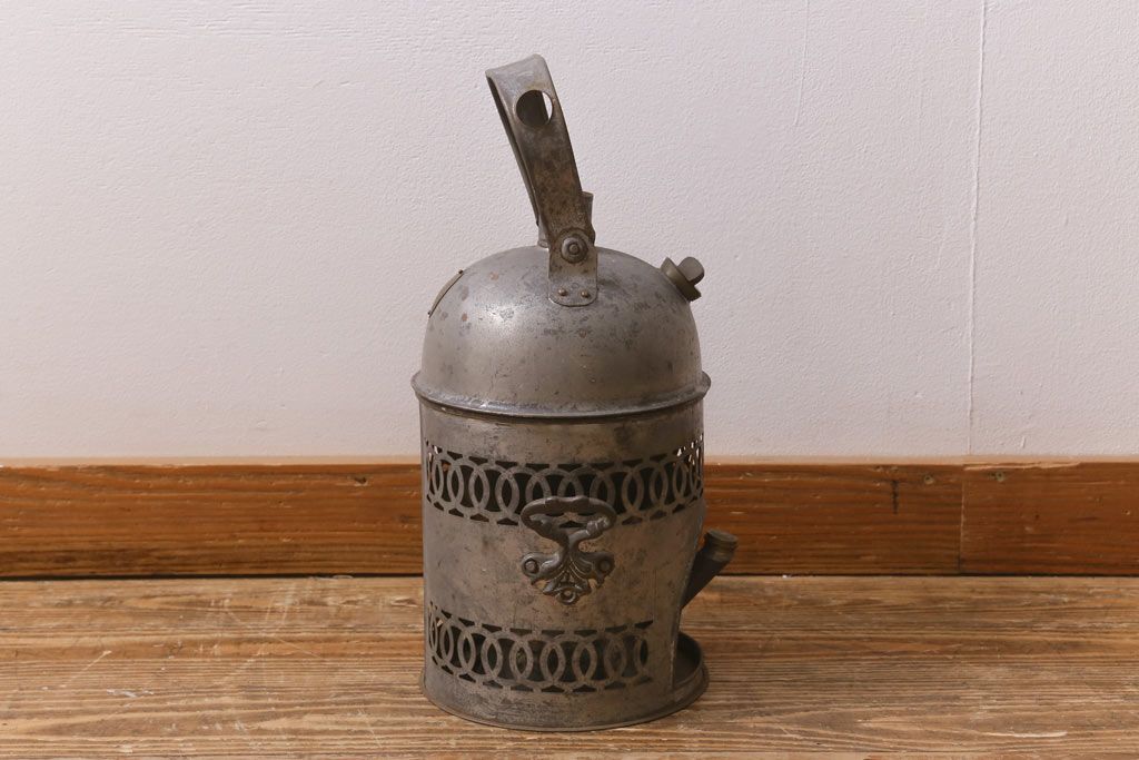 【ジャンク品】　アンティーク雑貨　コレクションとしてもおすすめのスチーム器　(R-041537)