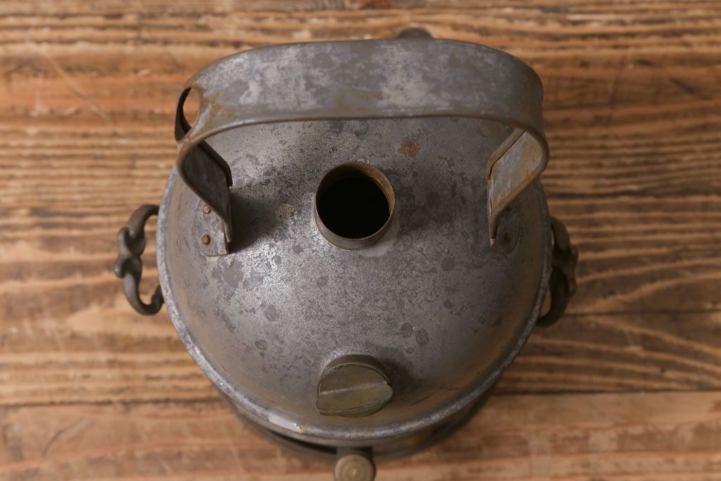 【ジャンク品】　アンティーク雑貨　コレクションとしてもおすすめのスチーム器　(R-041537)