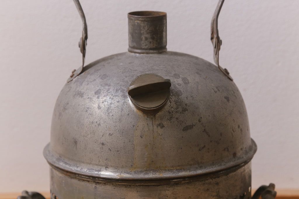 【ジャンク品】　アンティーク雑貨　コレクションとしてもおすすめのスチーム器　(R-041537)