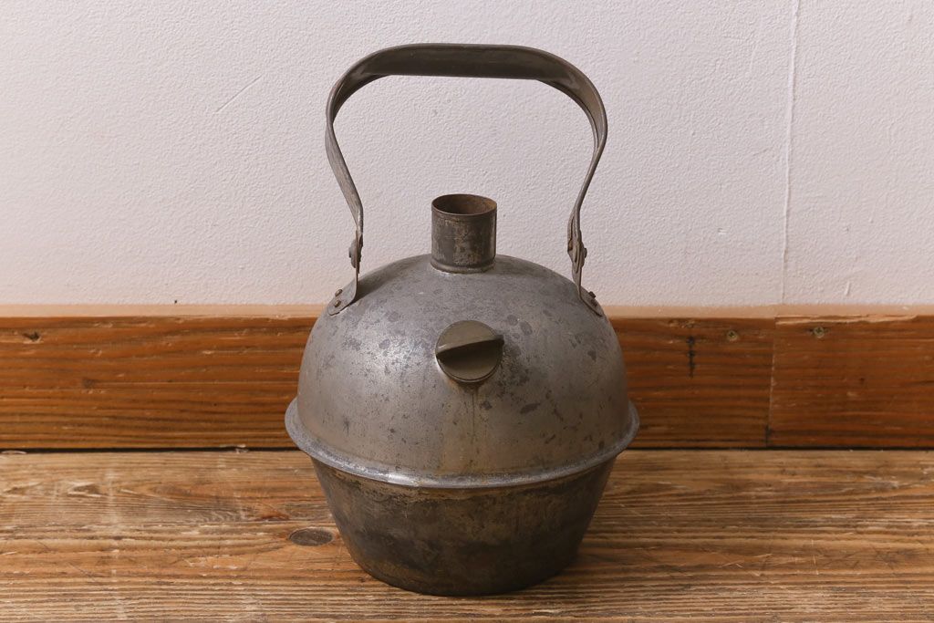 【ジャンク品】　アンティーク雑貨　コレクションとしてもおすすめのスチーム器　(R-041537)