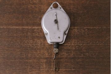 アンティーク雑貨　フランスヴィンテージ　Desoutter社(デソーター)　インダストリアルな空間づくりにおすすめのリールロープ(ビンテージ)(R-041538)