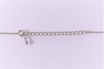 ヴィンテージ雑貨　ヨーロッパ　デルフト磁器　風車が描かれたビンテージのネックレス(ペンダント、アクセサリー)(R-041545)