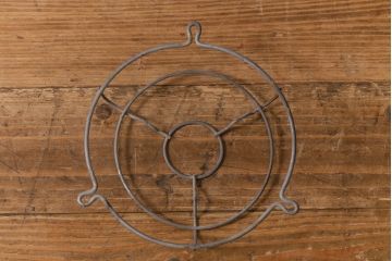 ヴィンテージ雑貨　フランスビンテージ　インダストリアルなカプセルランプ(ウォールランプ、壁付け、壁掛け照明)(R-041553)