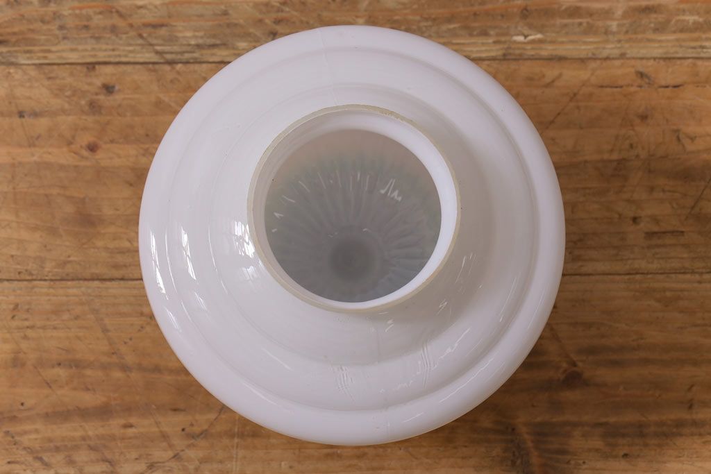 アンティーク照明　エンボスがおしゃれなペンダントライト(吊り下げ照明、天井照明)(R-041554)