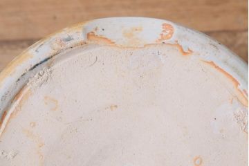 アンティーク雑貨　和製アンティーク　鳥文　モダンな雰囲気漂う瀬戸火鉢(鉢カバー)(R-041568)