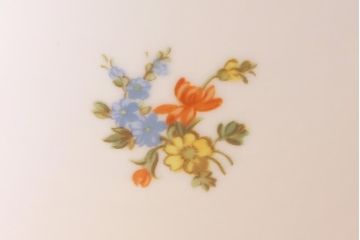 アンティーク雑貨　オールドノリタケ(日陶)　洋家具とも馴染みやすい花柄の火鉢(手あぶり、鉢カバー)(R-041571)