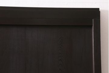 アンティーク建具　和製アンティーク　明治大正期　落ち着いた木色が上品な板戸2枚セット(帯戸、建具)(R-041574)