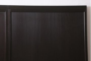 アンティーク建具　和製アンティーク　明治大正期　落ち着いた木色が上品な板戸2枚セット　(R-041575)