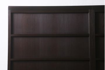 アンティーク建具　和製アンティーク　明治大正期　落ち着いた木色が上品な板戸2枚セット　(R-041575)