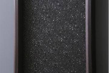 アンティーク建具　ダイヤガラス・すりガラス入り　レトロな空間を彩るガラス戸2枚セット(引き戸)(R-041577)