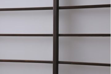 アンティーク建具　昭和初期　すりガラス入り　和モダンな空間におすすめのガラス戸4枚セット(窓、引き戸・建具)(R-041582)